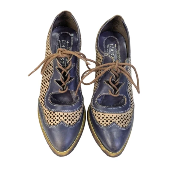 L'Artiste Spring Step Gabriel Heeled Oxfords EUC  $139  Size 35 US 5   S3598 - Picture 6 of 10